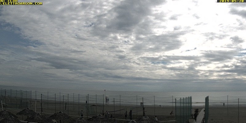 Webcam Cervia: Beach of the Fantini Club Cervia