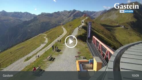 Webcam Bad Gastein: Stubnerkogel Bergstation Südseite
