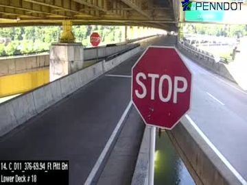 South Shore: I-376 @ MM 69.94 (FT PITT BRIDGE - LOWER DECK #)