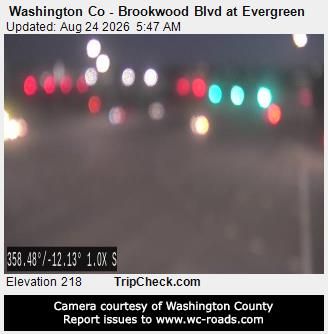 Hillsboro: Washington Co - Brookwood Blvd at Evergreen