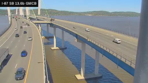 Tarrytown › South: I-87 SB MP 13.6 Gov. Mario M. Cuomo Bridge