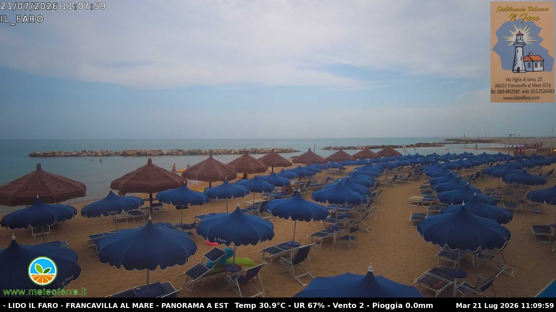 Webcam Francavilla al Mare: Beach View