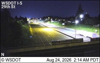 Vancouver: I-5 at MP 1.8: 29th St