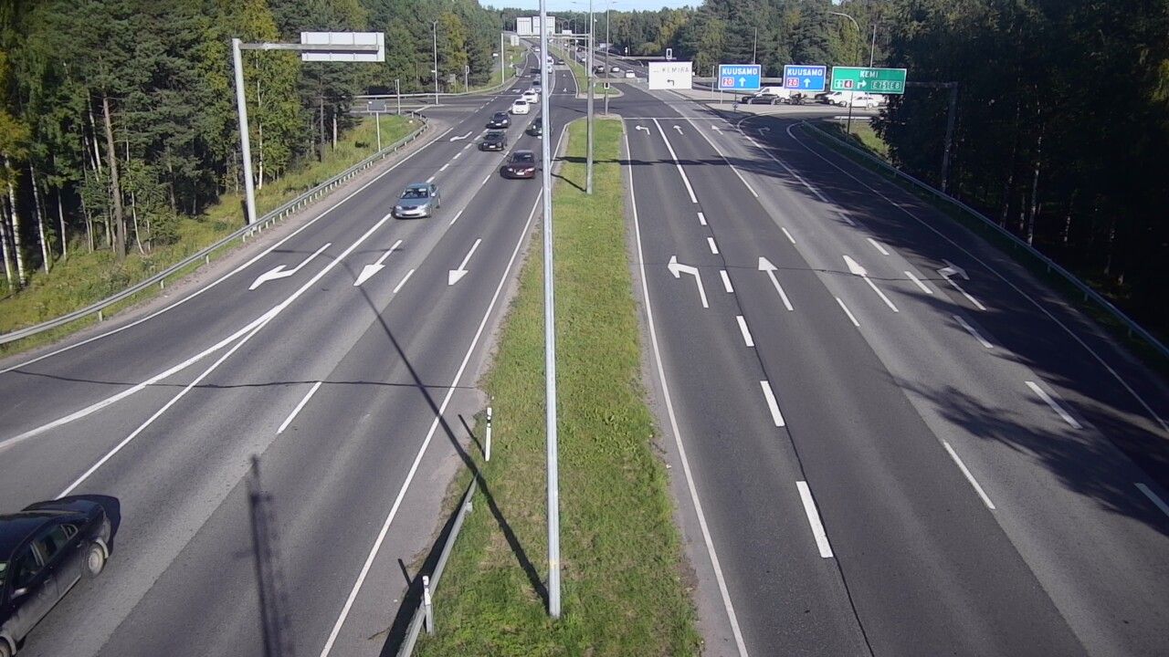 Oulu: Tie - Laanila - vt20 Kuusamoon