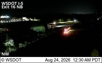 La Center › North: I-5 at MP 16.8: Exit 16 NB