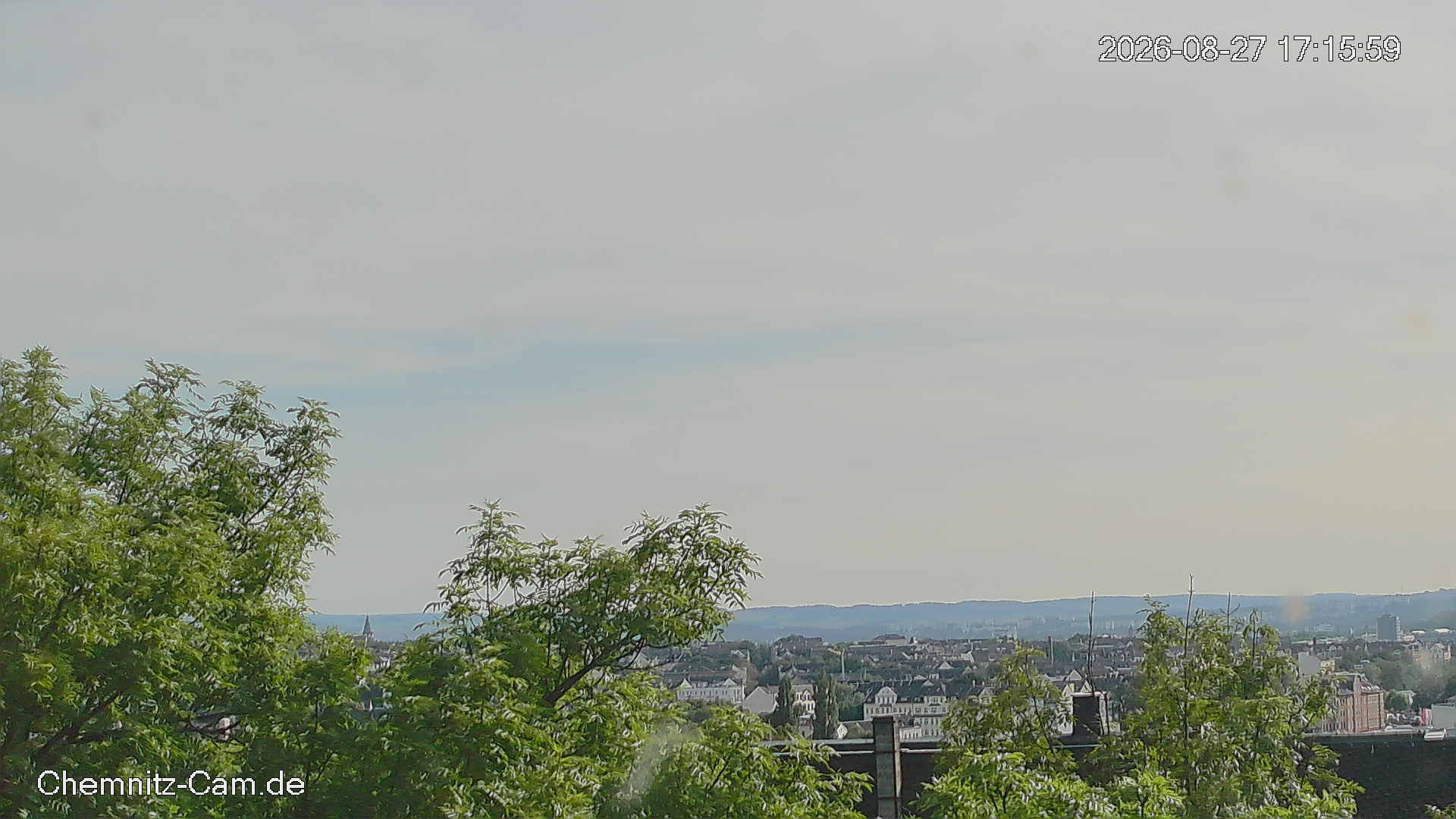 Webcam Chemnitz: Panorama over Chemnitz