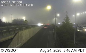 Everett: SR 526 at MP 1.4: Airport Rd, WB
