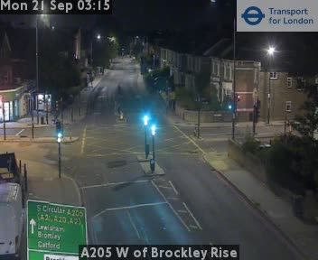 London: A205 W of Brockley Rise