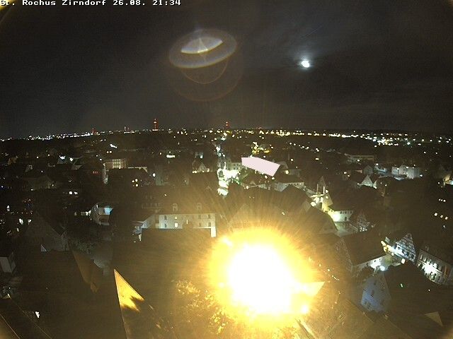 Zirndorf: Blick ueber - vom St. Rochus Turm aus