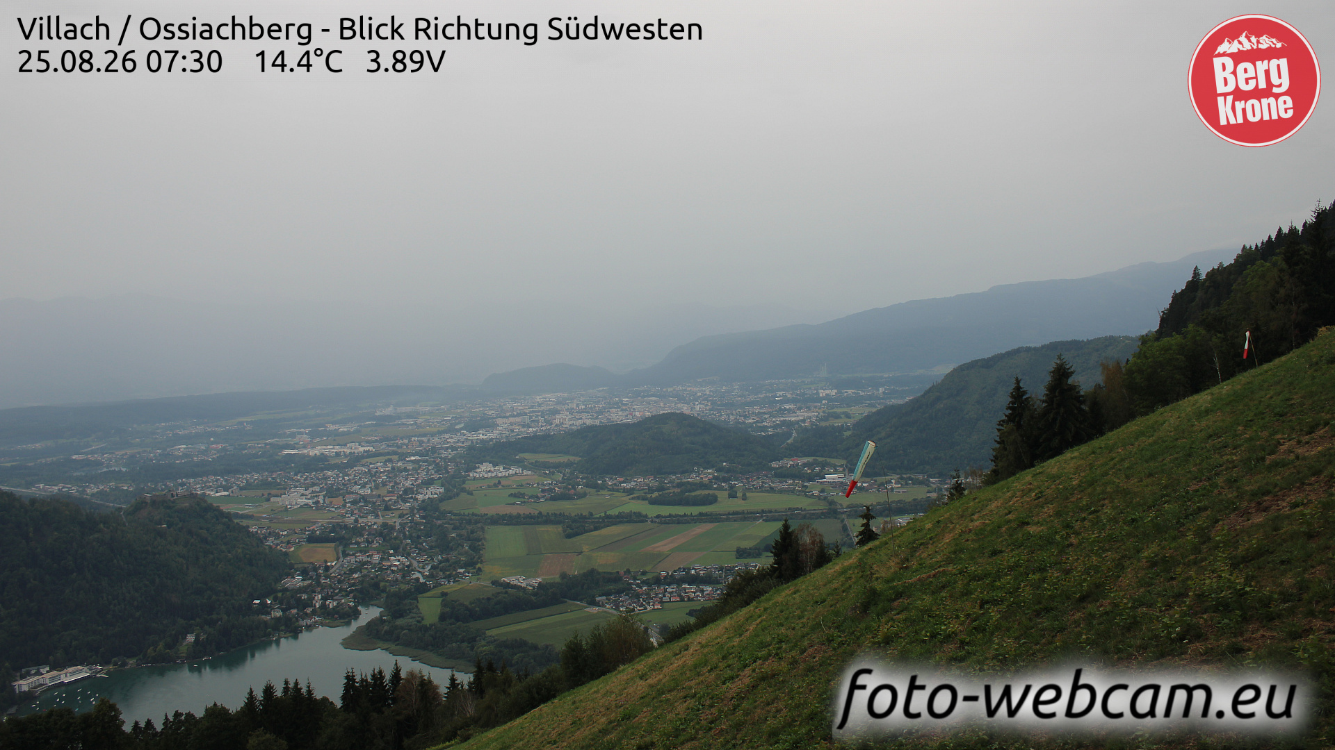Webcam Ossiacherberg: HD Panorama Ossiacherberg