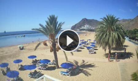 Webcam Playa de Las Teresitas (Tenerife): Beach View