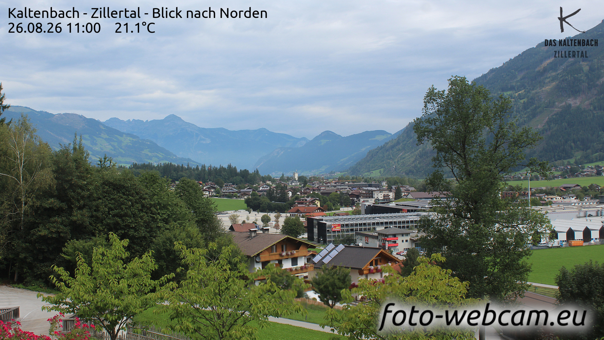 Webcam Kaltenbach: HD Panorama Das Kaltenbach