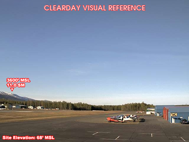 Webcam Birchwood, Alaska: Birchwood Airfield (PABV), View in SouthWestern Direction