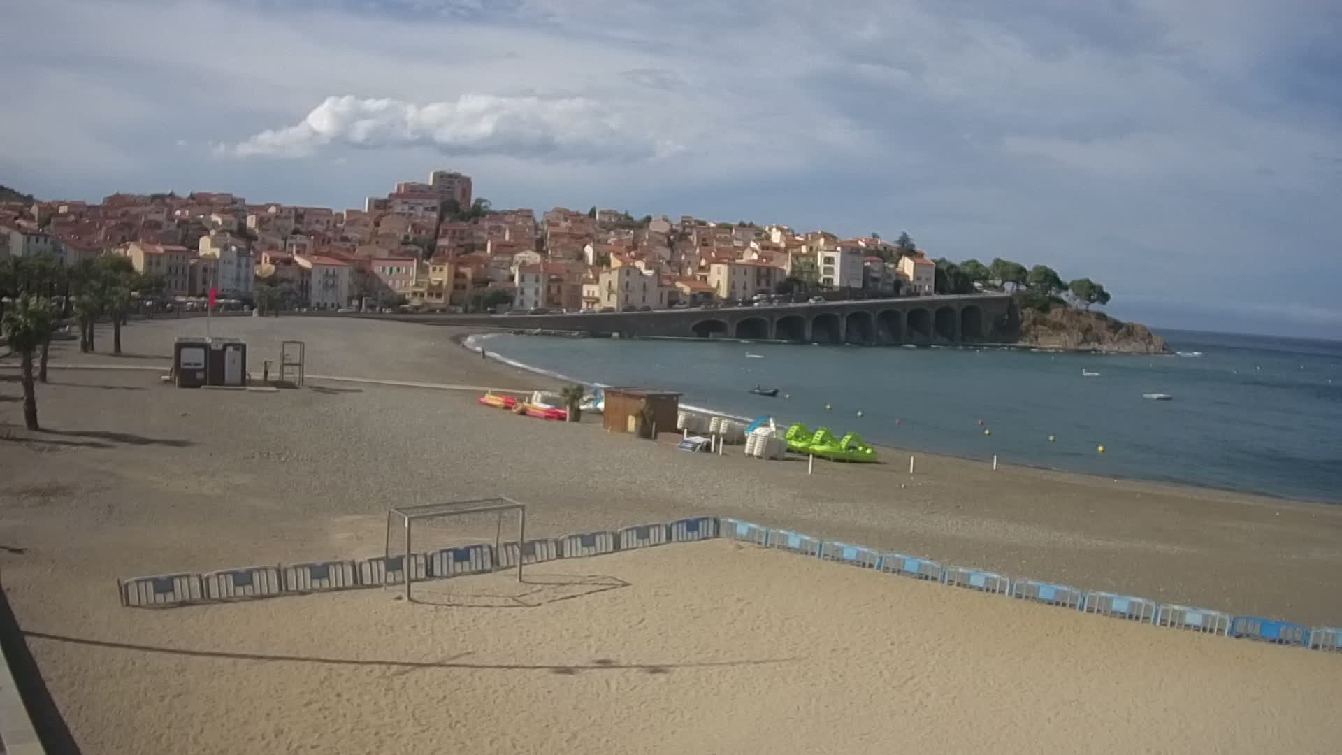 Webcam Banyuls-sur-Mer: Plage Centrale