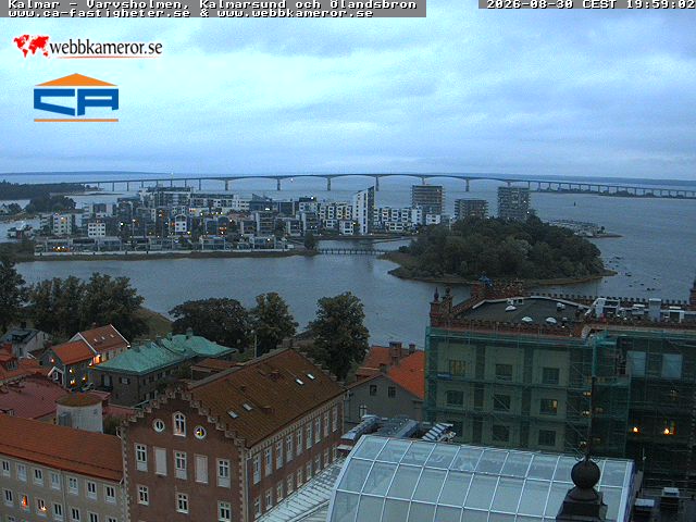 Webcam Kalmar: Kalmarsund , Ölandsbron, Varvsholmen