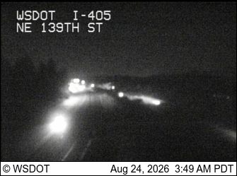 Kirkland: I-405 at MP 21.3: NE 139th St