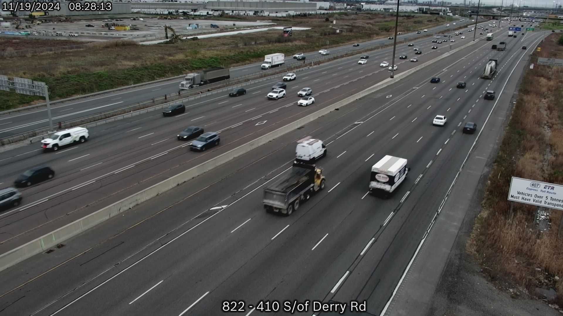 Mississauga: Highway 410 south of Derry Road