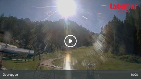 Webcam San Floriano: Obereggen - Oberholz Talstation