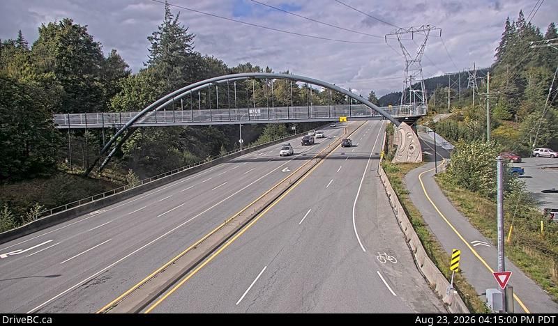Northridge › North: Hwy 99 at Valley Drive in Squamish, looking north