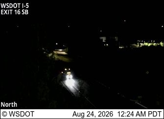 La Center › South: I-5 at MP 16.8: Exit 16 SB