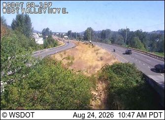 Sumner: SR 167 at MP 7.6: W Valley Highway E