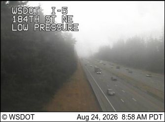 Arlington: I-5 at MP 206.9: 184th St NE