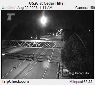 Webcam Cedar Hills, Oregon: US26 at Cedar Hills