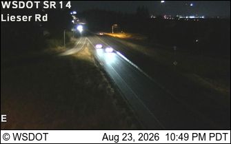 Vancouver: SR 14 at MP 4.3: Lieser Rd