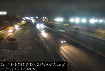 Albany › South: I-787 SB at Exit 2 (Port of)