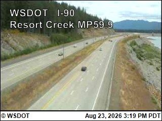Roslyn: I-90 at MP 59.9 Resort Creek