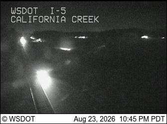 Ferndale: I-5 at MP 266.8: California Creek