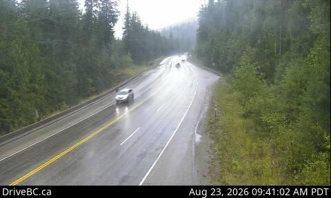 Salmon Arm › East: Hwy 1 at Annis Pit, 8 km southwest of Sicamous, looking east