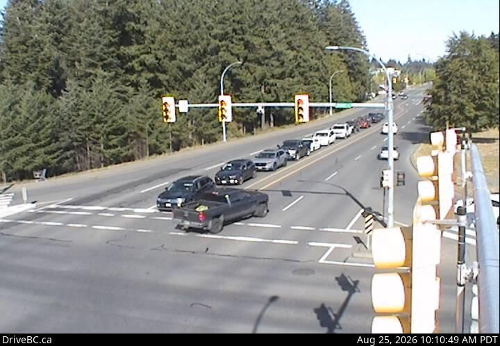 Courtenay › North: Intersection of Ryan Rd and Lerwick Rd in - looking north