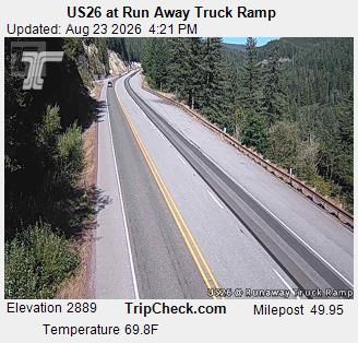 Government Camp: US26 at Run Away Truck Ramp