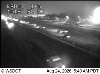 Everett: I-5 at MP 201.5: 101st Pl NE