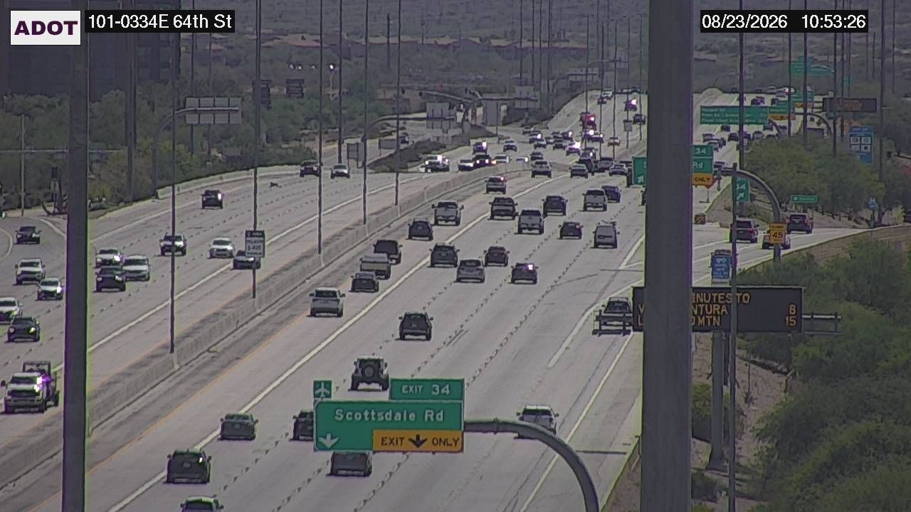 Phoenix › East: L-101 EB 33.47 @64th St