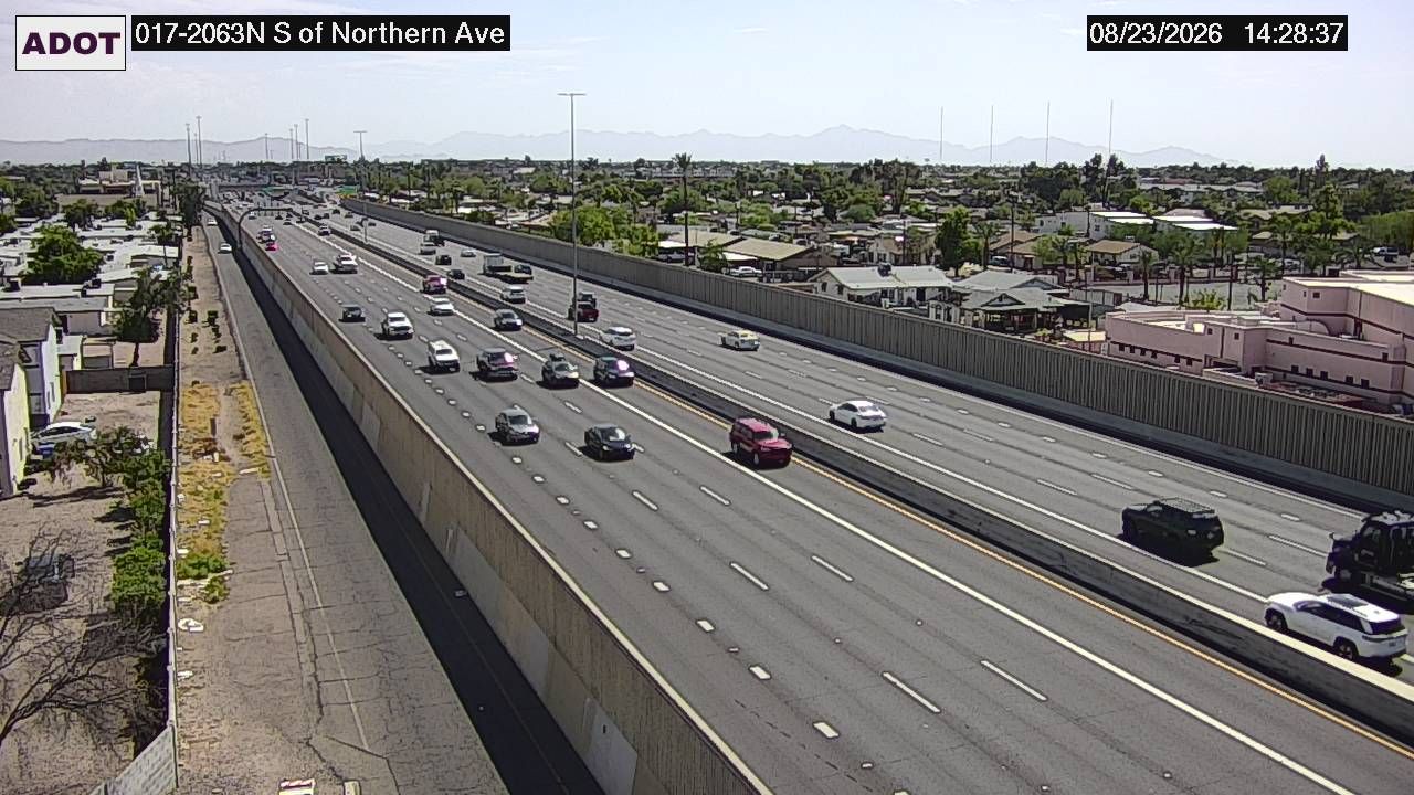 Phoenix › North: I-17 NB 206.36 @S of Northern