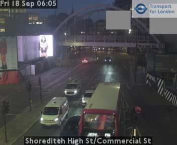 City of London: Shoreditch High St/Commercial St