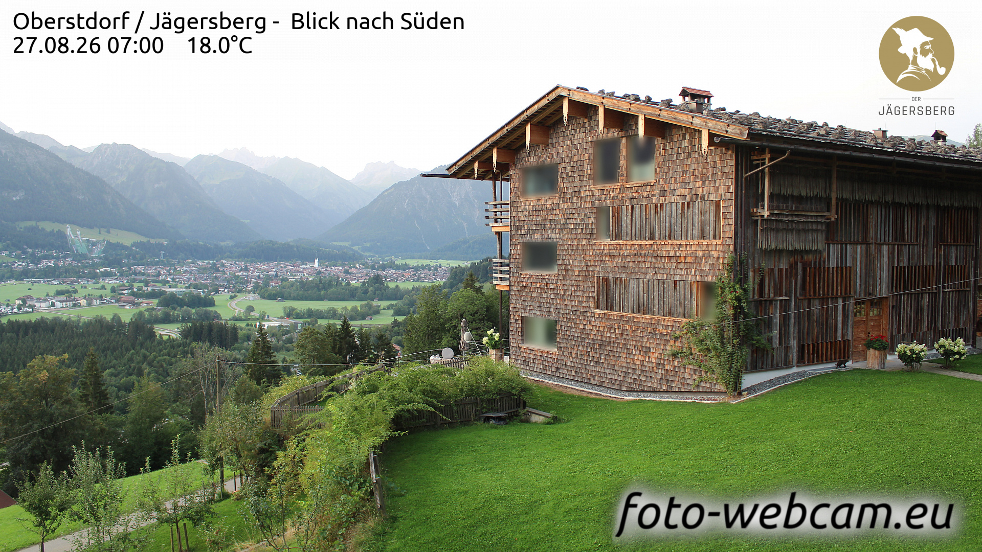 Webcam Oberstdorf: HD Panorama Jägersberg