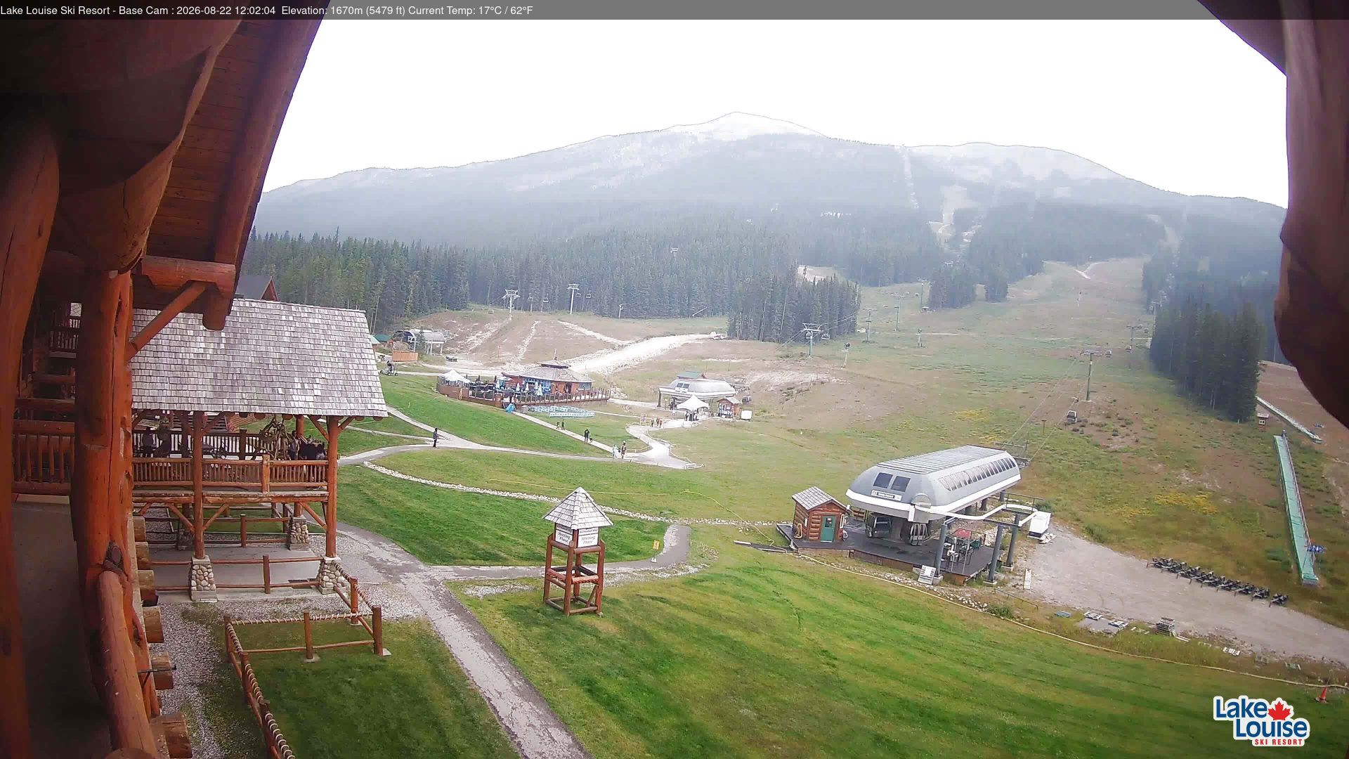 Lake Louise: Ski Area: Base area, Cam 1