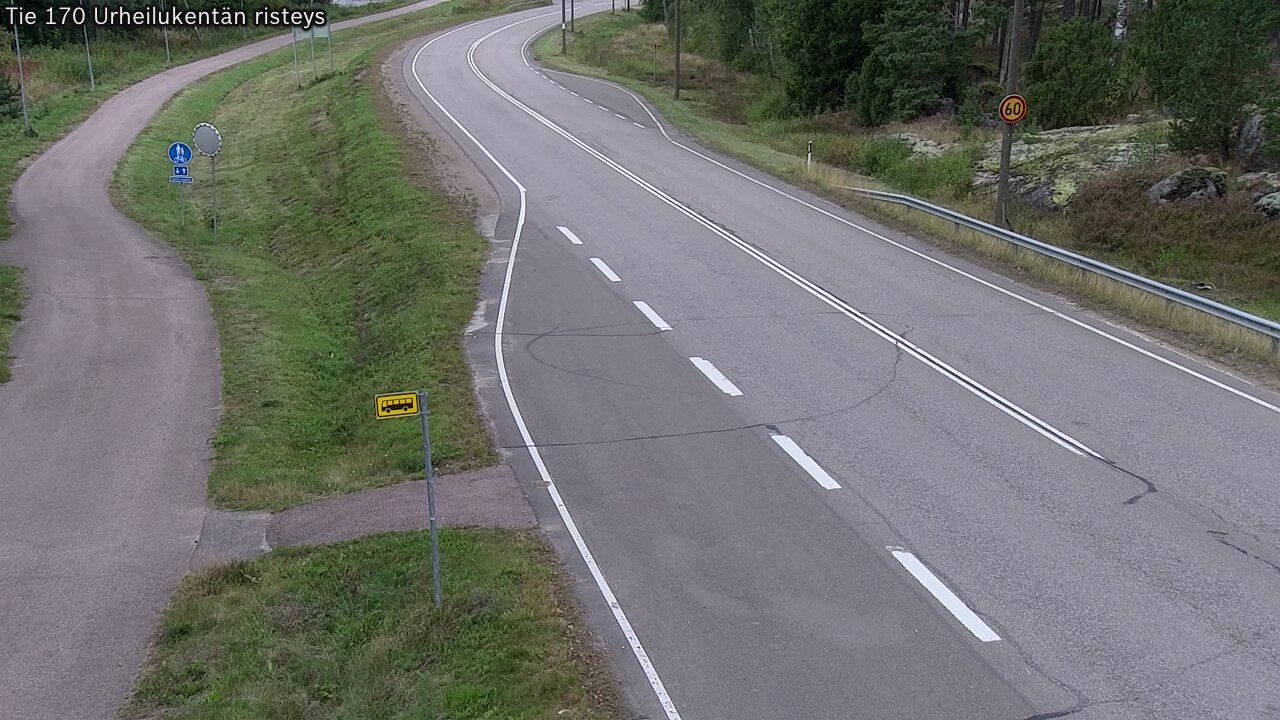 Virolahti: Tie 170 Urheilukentän risteys - Haminaan