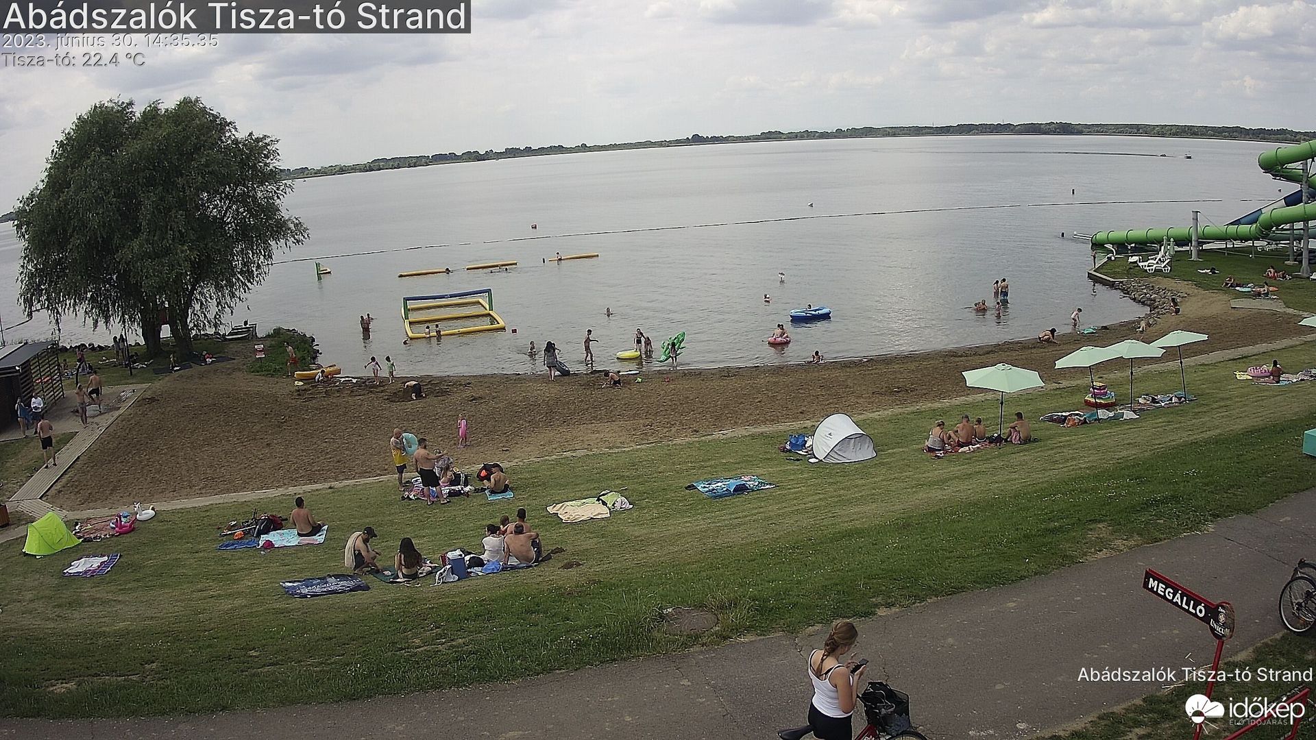Abadszalok › North-West: Lake Tisza Beach - Lake Tisza
