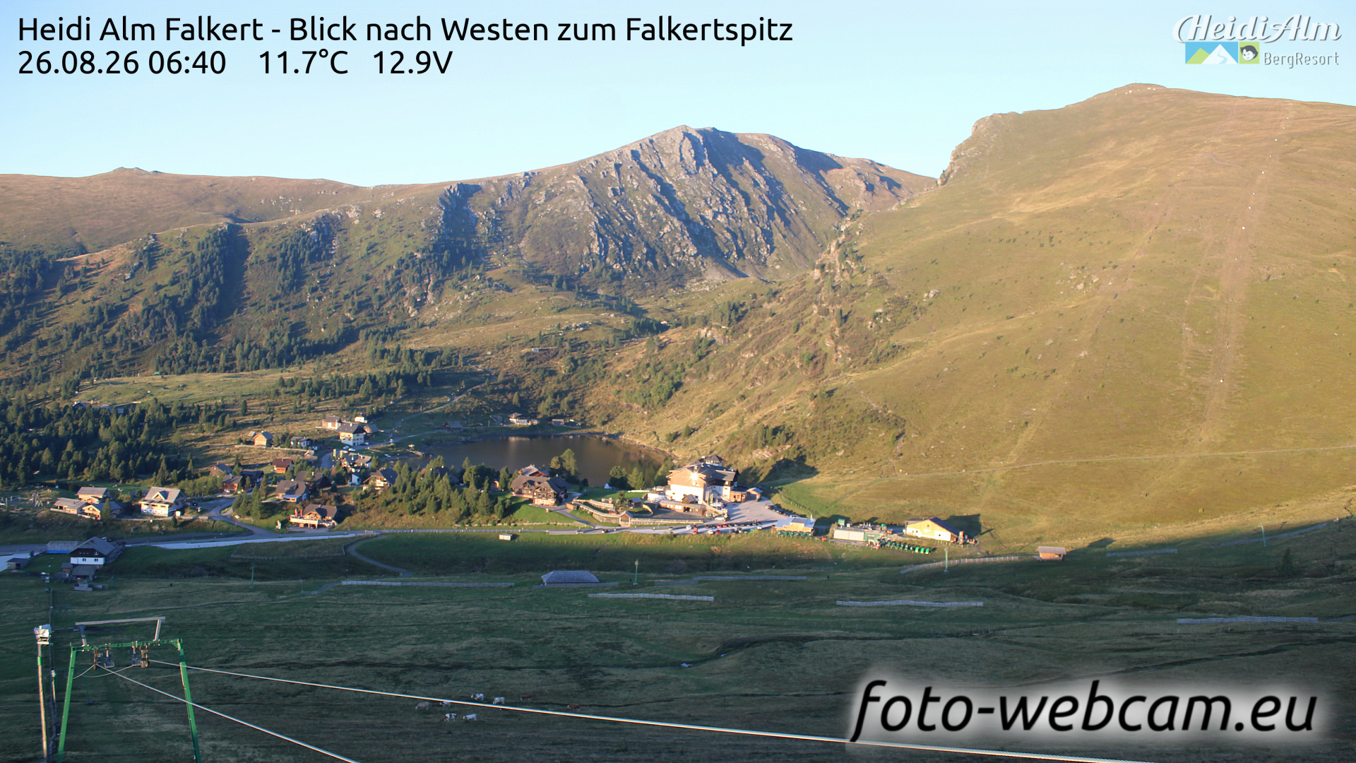 Webcam Falkert: HD Panorama Heidi Alm