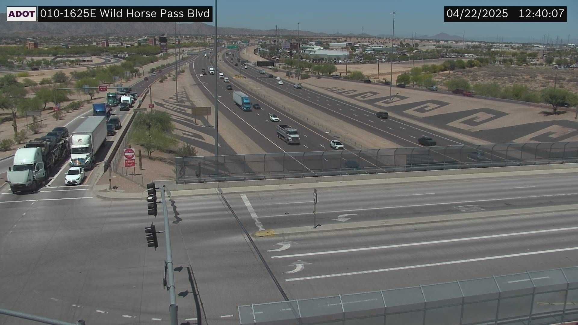 Guadalupe › East: I-10 EB 162.50 @Wild Horse Pass Blvd