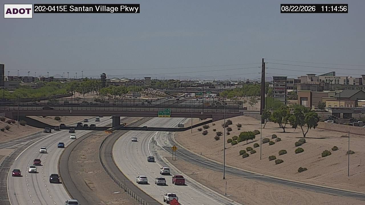 Gilbert › East: L-202 EB 41.52 @Santan Village Pkwy