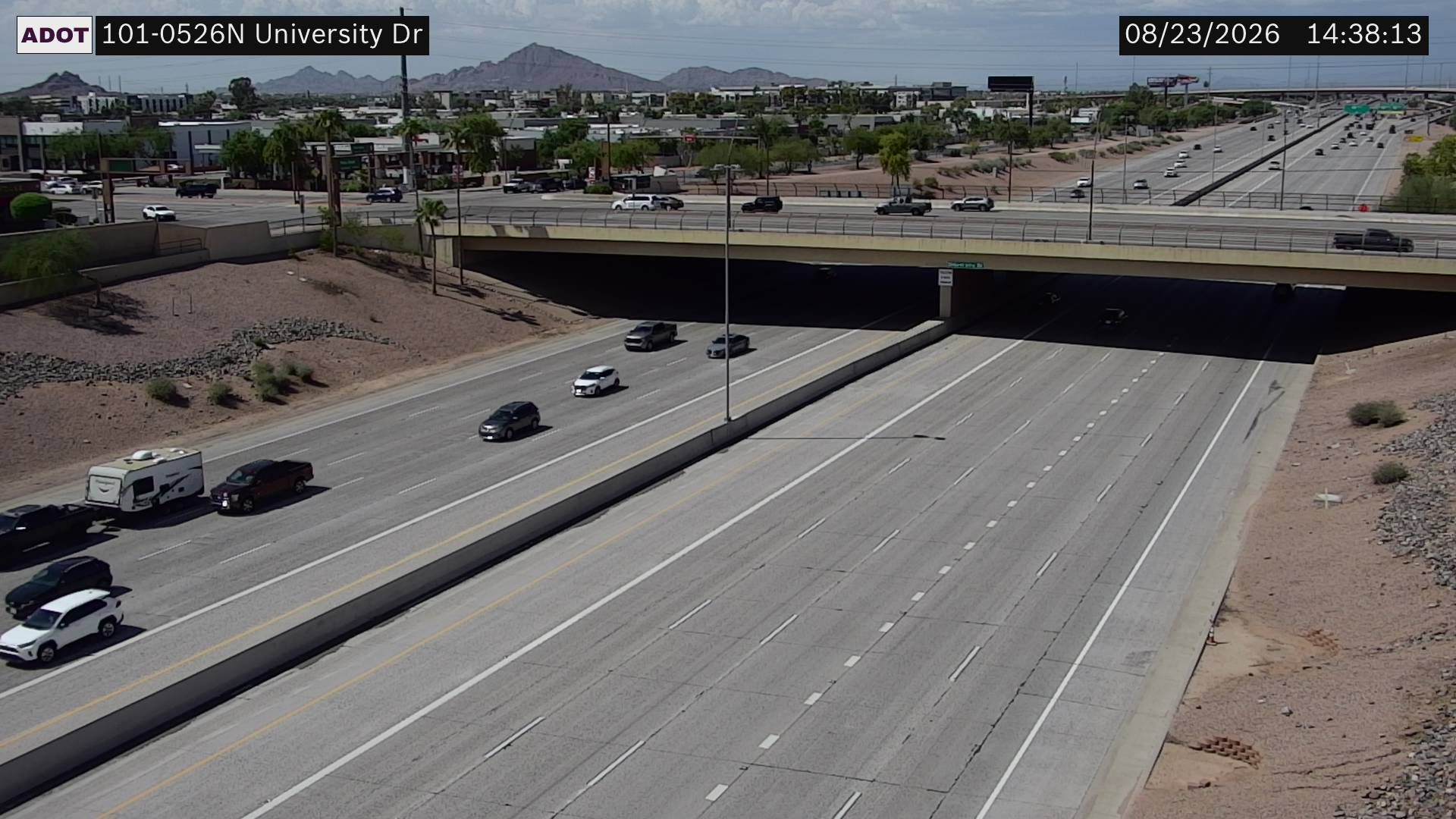 Tempe Cascade › North: I-101 NB 52.60 @University Dr