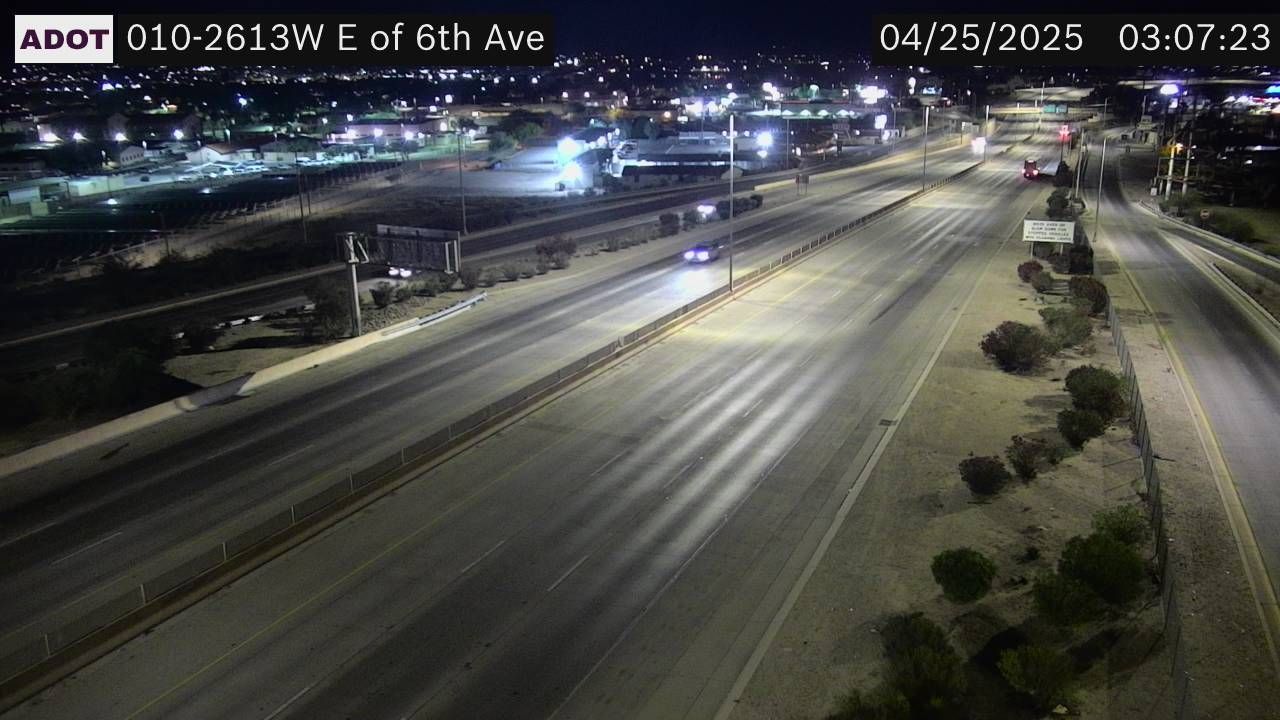 Tucson › West: I-10 WB 261.36 @E of 6th Ave