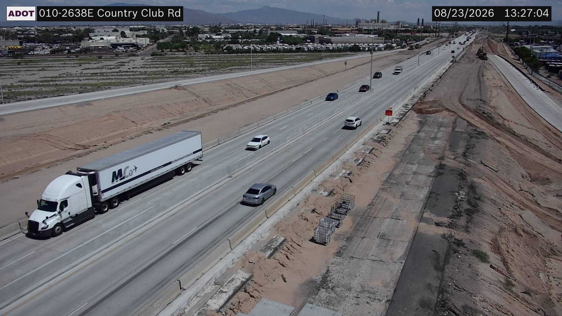 Tucson › West: I-10 WB 263.80 @Country Club