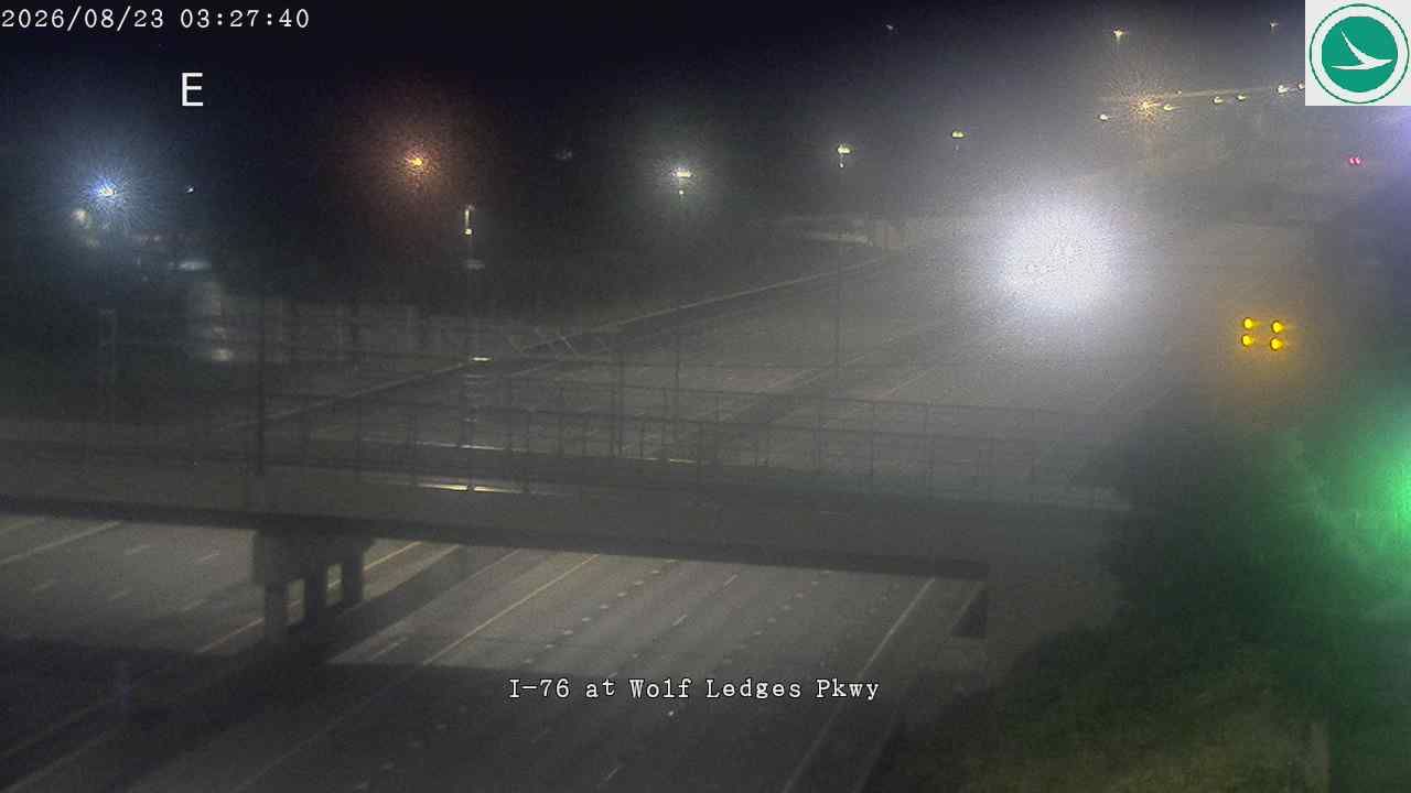 Akron: I-76 at Wolf Ledges Pky