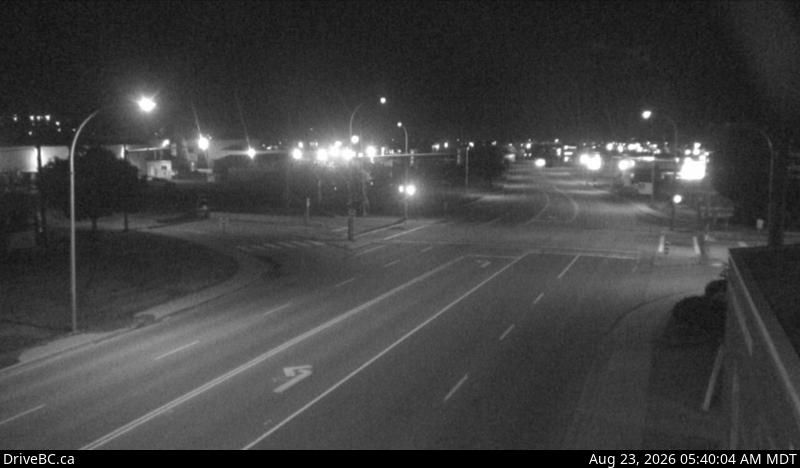 Cranbrook › North-East: Hwy 3/95 at 9th Ave. in - looking northeast
